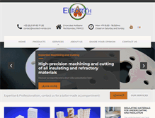 Tablet Screenshot of eurotech-renda.com